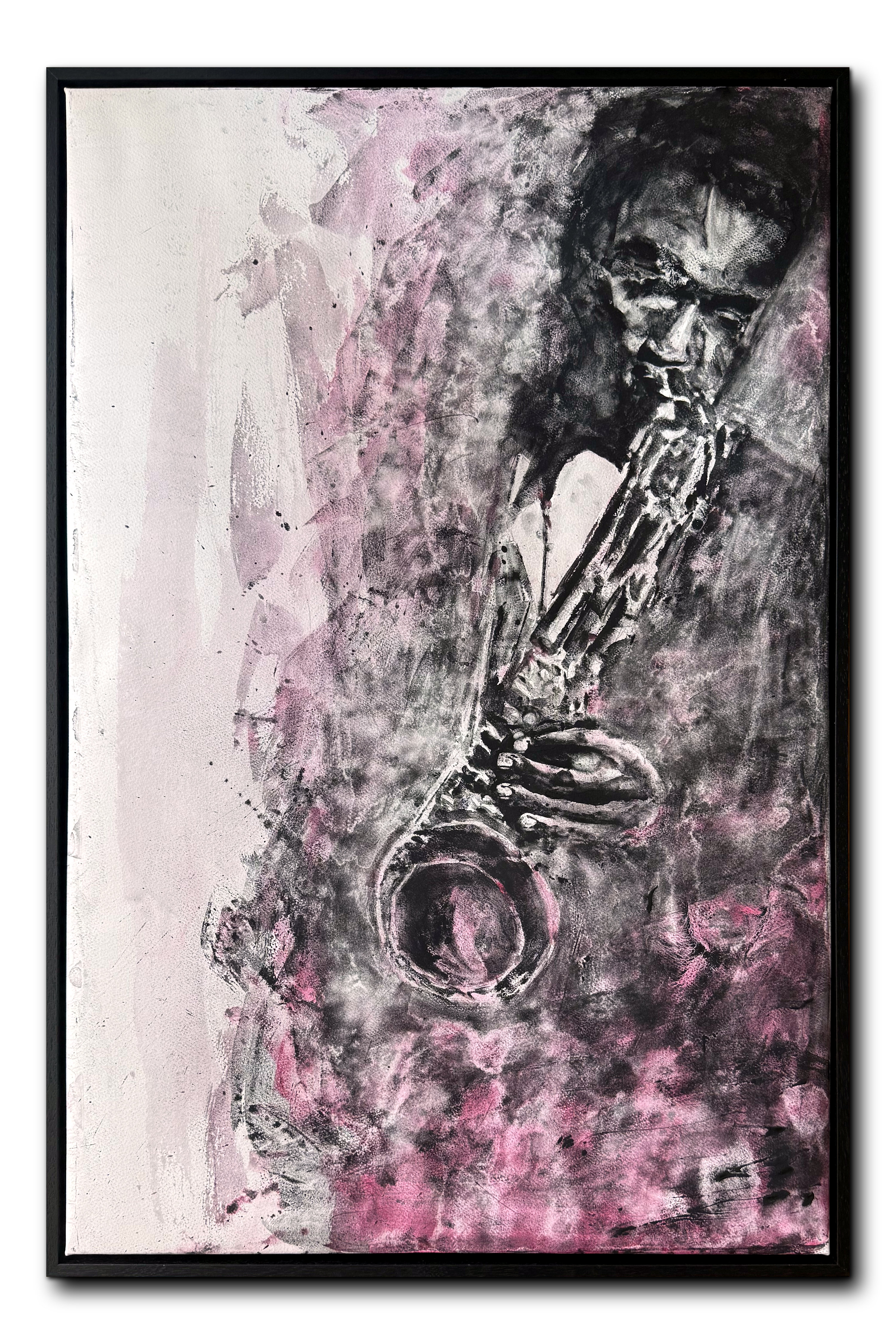 Velvet Blues — watercolour painting